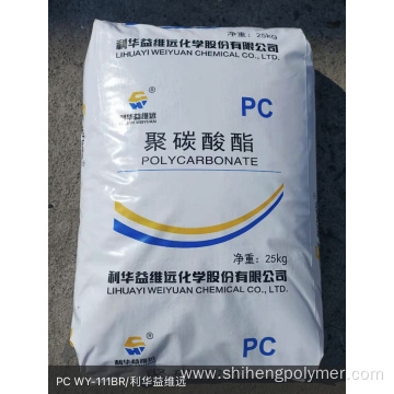 white pc resin particles